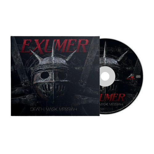 Exumer death mask - exumer, messiah"
